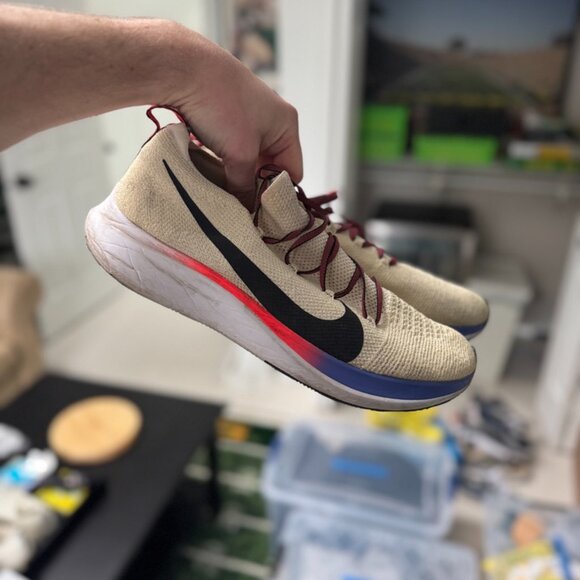 *RARE* Nike Zoom Fly Flyknit FK in Light Cream size 12 (Men) main image 5